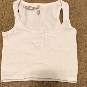 FP Movement by Free People White Crop Top